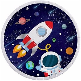 Resim Kozmik Galaksi Karton Tabak 8'li 