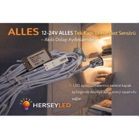 Resim 12-24v Tek Kapı Sensörü Ir Kapı Sensörü Dolap Sensörü Mobilya Sensörü Hareket Sensörü Diğer 