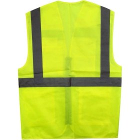 Resim Nzb Mühendis Tipi Ikaz Yeleği Cepli Fosforlu Sarı Güvenlik Yelek Sarı 