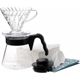 Resim Hario V60 02 Kahve Demleme Seti (Şeffaf) 