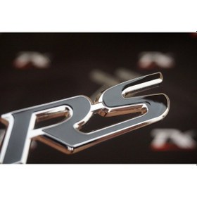 Resim Renault Rs Krom Metal 3D Vidalı Ön Panjur Logo Amblem (548849274) 