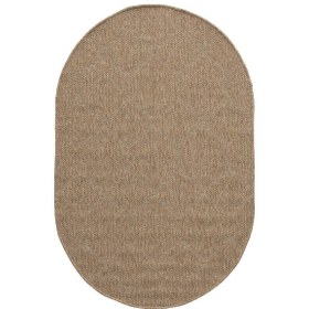 Resim İndia Bej Oval Halı Salon Oturma Odası Çocuk Odası Yatak Odası Halısı 669 Bej 