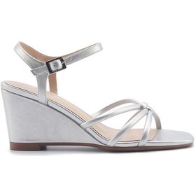Resim Nine West Jorgıa 5fx Gümüş Kadın Dolgu Topuk Sandalet 000000000101928856 Gümüş 