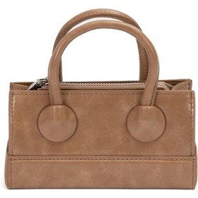 Resim Levidor 930397 Ayarlanabilir Kilit Detaylı Kadın El Çantası Kahverengi 
