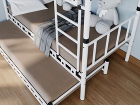 Resim Bono Yavrulu Metal Ferforje Ranza(Kargo Hediye) - 90 cm X 190 cm X 175 cm 