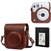 Resim Fortunelane 3 İçin Siyah 64 Sayfalı Fotoğraf Albümü - Mini Fotoğraf Saklama Organizasyon Defteri Kartı 