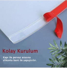 Resim 10 Adet Şeffaf Pvc Çocuk Parmak Koruyucu - 2 Metre 