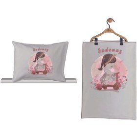 Resim Pia Baby Gl 1940-06 Isme Özel Yastık Battaniye Zıbın Set 