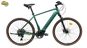 Resim Carraro E-Sportive X Pro 28 Jant Elektrikli Şehir Bisikleti Yeşil Turkuaz Mor-Turuncu-Gümüş 56cm 