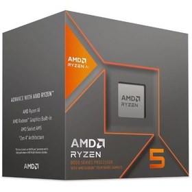 Resim AMD RYZEN 5 8600G 4.3GHz 16MB AM5 (65W) AI Radeon VGA BOX 