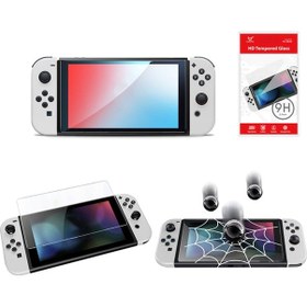Resim Cafele Seri-2 Temperli Nintendo Switch Oled Cam Ekran Koruyucu 