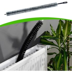 Resim Çokuygunuz Esnek Akrobatik Uzun Kalorifer Petek Temizleme Fırçası Tüy Toz Alıcı 