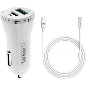 Resim Araç Çakmaklık Şarj Başlığı 2 Usb 12-24v 18w 