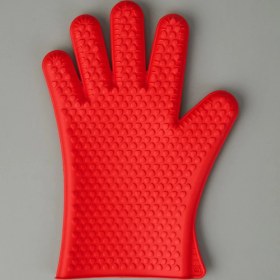 Resim Matmel 5 Parmak Fırın Eldiveni - Kırmızı 