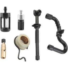 Resim Lemestar Stihl Ms180/ms170/018/017 Zincir Testere İçin Yedekleyici Yağ Pompa-göbek Dişli-yağ Ve Yakıt Filtre-hortum Seti Oem:1130 358 7700,1130 647 9400 