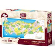Resim Art Çocuk Türkiye Siyasi Haritası 140 Parça Puzzle 