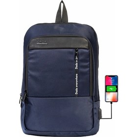 Resim Dada 08 Sırt Çantası 15.6 İnç Sırt Ve Taban Sünger Destekli Lacivert 