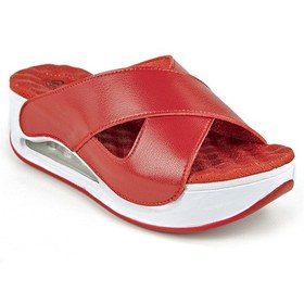 Resim Muya Penelope Anatomik Air Max Tabanlı Topuk Dikeni Kadın Terlik Kırmızı 