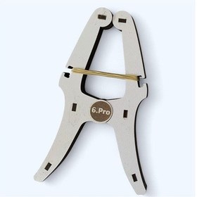 Resim Mandal El Tipi Ahşap Hobi Amaçlı İşkence Kıskaç Klips 15cm 