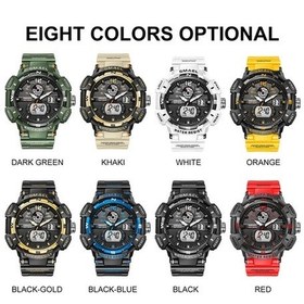 Resim Yingfu Smael 8045 Erkek Spor Saati - 50m Su Geçirmez, Çift Gösterge, Gece Işığı, Uyku Algılayıcı Çok Renkli Çok Renkli 