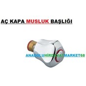 Resim Solid Aç Kapa Musluk Başı Musluk Başlığı Krom 
