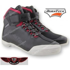 Resim Duratech Milano Siyah Kırmızı (Beyaz Taban) 