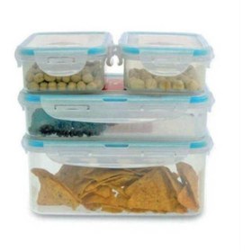 Resim Geseus Moonstar Mlock Set Hava Geçirmez Saklama Kabı 4 Parça St-168 