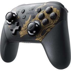 Resim Nintendo Switch 1 Ve 2 Uyumlu Pro Controller - Monsterhunterrise 