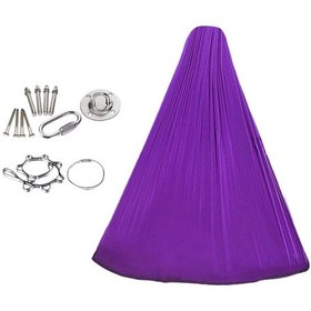 Resim Suntek Çocuk Salıncak Hamak Balkon Için Anti Tip Sandalye Mor 