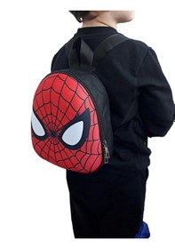 Resim Marvel Spiderman 3d Kabartmalı Çocuk Anaokulu Kreş Ve Günlük Kullanım Çantası Örümcek Adam Sırt Çantası Siyah - Kırmızı 