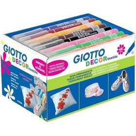 Resim Giotto Decor Textile Kumaş Boyama Kalemi 48'Li Sınıf Seti 