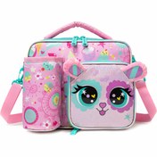 Resim Gıda ile Teması Olmayan Sevimli Hayvan Desenli Kız Çocukları için Yalıtımlı Öğle Yemeği Çantası - Su Şişesi Cepli Geniş Kapasiteli Bento Çantası, Pembe Unicorn Tasarımı, Okul, İş, Piknik, Plaj Gezileri için Mükemmel - Dayanıklı Polyester, Elde Yıkanabilir, Öğle Yemeği Çantası Yalıtımlı, Okula Dönüş 