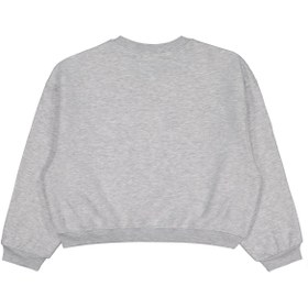 Resim Civil Girls Kız Çocuk Düz 10-13 Yaş Sweatshirt - Gri - Karmelanj / 11-12 Yaş 
