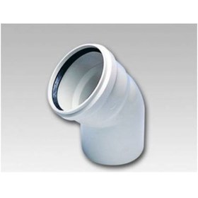 Resim Kalde 50x45 Pvc Dirsek 50'lik 45 Derece Pimaş Atık Su Borusu ... 