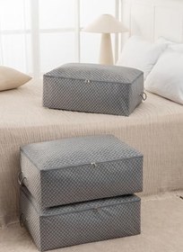 Resim 3 Adet Büyük Boy Baza Altı Yastık Yorgan Kazak Hurcu 62x46x22 