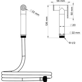 Resim LaMiaSeta LaMiaSeta Lüx Taharet Matik Seti Takımı Shut-Off Paslanmaz 