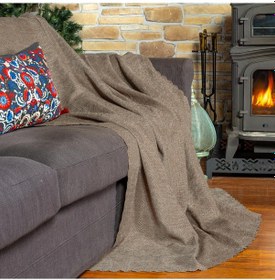 Resim Jakarlı Şönil Koltuk Örtüsü Çekyat Örtüsü Koltuk Şalı 110x175 2 Ad. Kaymaz Bej Bej 