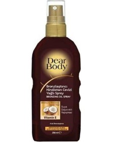 Resim Dear Body Hindistan Cevizi Yağlı Bronzlaştırıcı Sprey 200 Ml 