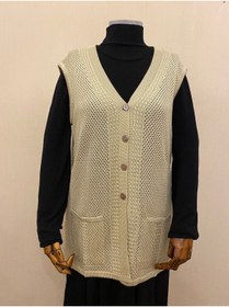 Resim Nacar Büyük Beden 100-130kg Anne Merserize Yelek/taş 