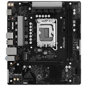 Resim Asrock H810M-H 6400MHz DDR5 Soket 1851 M.2 USB 3.2 HDMI mATX Anakart 