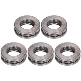 Resim Tenfowee 5 Adet Eksenel Yük Taşıyan Yatay Itme Top Bearingi - Vinç Kanca, Dikey Pompa İçin Uygun 51205 Modeli 25x47x15mm 