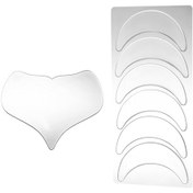 Resim Yifomall "yeniden Kullanılabilir Silikon Göğüs Ve Göz Kırışıklık Pedi Seti - 6 Adet Yüz Maskesi İle Kırışıklık Azaltma" 