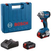 Resim Bosch Professional GDS 18V-350 2x4.0 Ah Darbeli Somun Sıkma - 06019M5021 