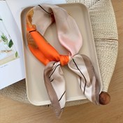 Resim Elegant Camellia Baskılı Kare Şal - Şık İpek Saten Şal Boyun ve Saç Aksesuarı, Polyester Kare Havlu, Makine Yıkamalı, Esnek Olmayan, Baskılı Desen, Hafta Sonu Casual - Güneş Korumalı, Rüzgar Korumalı, Dekoratif Şal 
