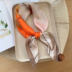 Resim Elegant Camellia Baskılı Kare Şal - Şık İpek Saten Şal Boyun ve Saç Aksesuarı, Polyester Kare Havlu, Makine Yıkamalı, Esnek Olmayan, Baskılı Desen, Hafta Sonu Casual - Güneş Korumalı, Rüzgar Korumalı, Dekoratif Şal 