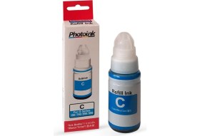 Resim Photoink Canon Gı 490 C Uyumlu 70 ml Mavi Photoınk Plus Mürekkep - Özel Kutulu Ambalajında -G1400/G1410/G2400/G2410/G2411/G3400/G3411/G4400 