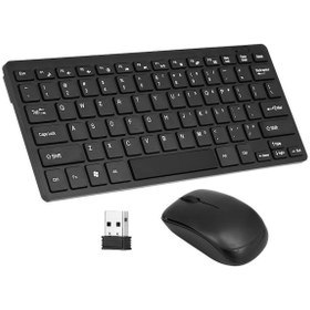 Resim Klavye Mouse Seti 2.4G Wireless 78 Tuşlu Klavye Taşınabilir 