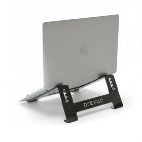 Resim Prexua Stepper Laptop Standı - Notebook Yükseltici Altlık - Metal - Siyah - STP4025 (Siyah, Medium) 