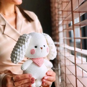 Resim Amigurumi Köpüş Oyuncak - Krem 