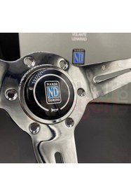 Resim MEGAHAWK Nardi Ahşap Direksiyon 35cm-Çelik Gövde-Ojinal 1. Sınıf Premium Direksiyon 